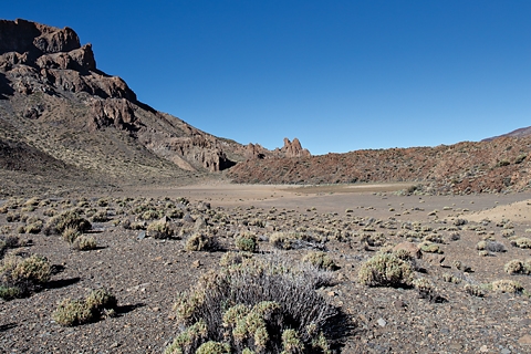 Blick über die Cañada El Montón del Trigo